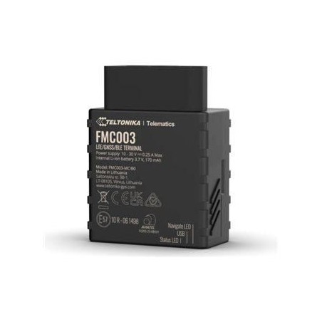 Teltonika Telematics 4G Bluetooth OBD GPS Tracker,